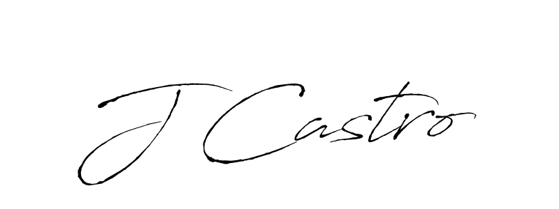 How to make J Castro name signature. Use Antro_Vectra style for creating short signs online. This is the latest handwritten sign. J Castro signature style 6 images and pictures png