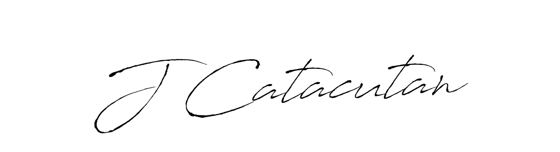 J Catacutan stylish signature style. Best Handwritten Sign (Antro_Vectra) for my name. Handwritten Signature Collection Ideas for my name J Catacutan. J Catacutan signature style 6 images and pictures png