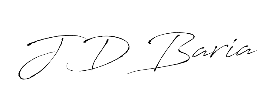 The best way (Antro_Vectra) to make a short signature is to pick only two or three words in your name. The name J D Baria include a total of six letters. For converting this name. J D Baria signature style 6 images and pictures png