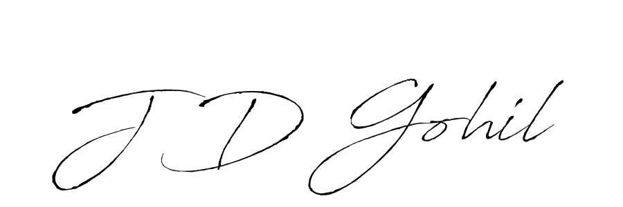 Make a short J D Gohil signature style. Manage your documents anywhere anytime using Antro_Vectra. Create and add eSignatures, submit forms, share and send files easily. J D Gohil signature style 6 images and pictures png