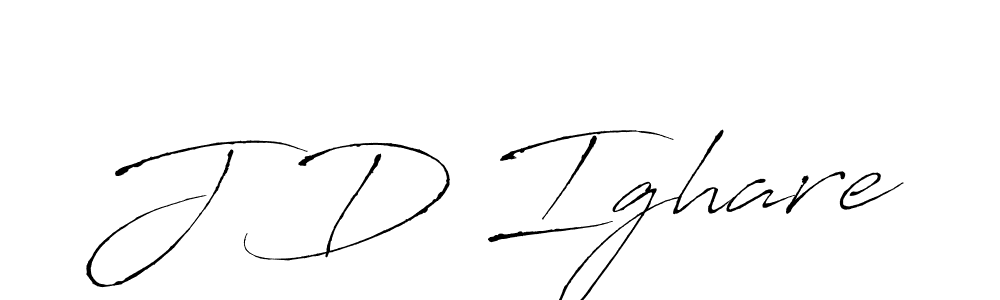 This is the best signature style for the J D Ighare name. Also you like these signature font (Antro_Vectra). Mix name signature. J D Ighare signature style 6 images and pictures png