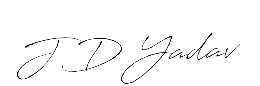 Also You can easily find your signature by using the search form. We will create J D Yadav name handwritten signature images for you free of cost using Antro_Vectra sign style. J D Yadav signature style 6 images and pictures png