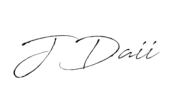 if you are searching for the best signature style for your name J Daii. so please give up your signature search. here we have designed multiple signature styles  using Antro_Vectra. J Daii signature style 6 images and pictures png