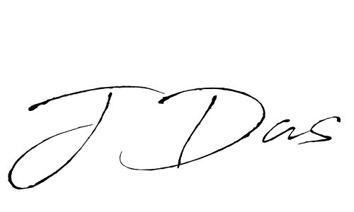 Create a beautiful signature design for name J Das. With this signature (Antro_Vectra) fonts, you can make a handwritten signature for free. J Das signature style 6 images and pictures png