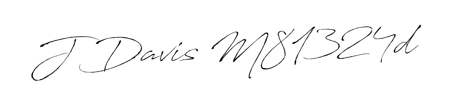 Create a beautiful signature design for name J Davis M81324d. With this signature (Antro_Vectra) fonts, you can make a handwritten signature for free. J Davis M81324d signature style 6 images and pictures png