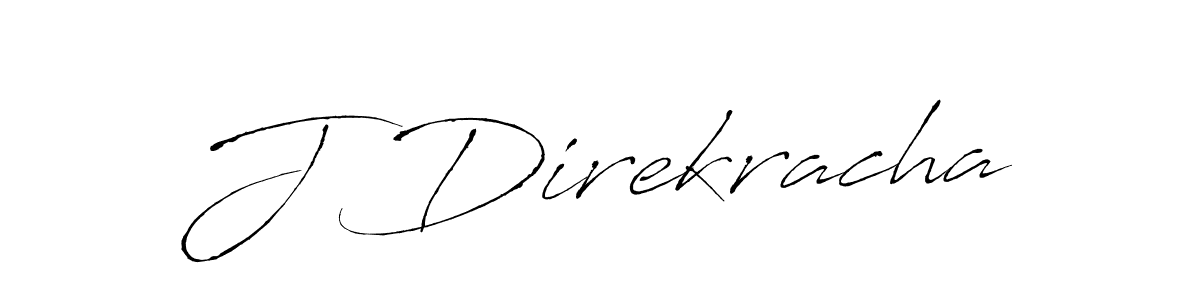 You should practise on your own different ways (Antro_Vectra) to write your name (J Direkracha) in signature. don't let someone else do it for you. J Direkracha signature style 6 images and pictures png