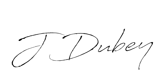 How to make J Dubey name signature. Use Antro_Vectra style for creating short signs online. This is the latest handwritten sign. J Dubey signature style 6 images and pictures png