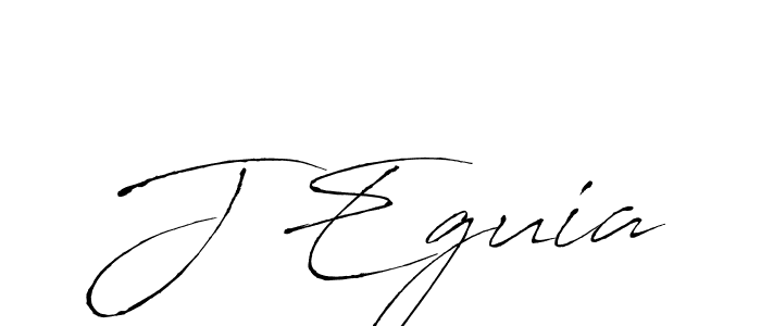 Design your own signature with our free online signature maker. With this signature software, you can create a handwritten (Antro_Vectra) signature for name J Eguia. J Eguia signature style 6 images and pictures png