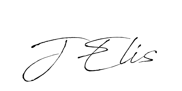 You should practise on your own different ways (Antro_Vectra) to write your name (J Elis) in signature. don't let someone else do it for you. J Elis signature style 6 images and pictures png