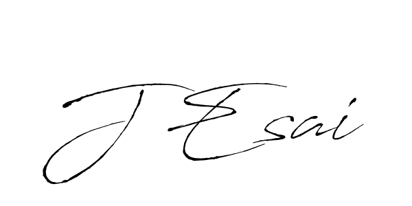 How to make J Esai signature? Antro_Vectra is a professional autograph style. Create handwritten signature for J Esai name. J Esai signature style 6 images and pictures png