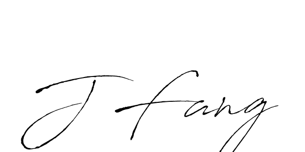 How to make J Fang name signature. Use Antro_Vectra style for creating short signs online. This is the latest handwritten sign. J Fang signature style 6 images and pictures png