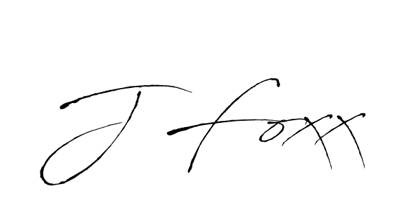 How to make J Foxx name signature. Use Antro_Vectra style for creating short signs online. This is the latest handwritten sign. J Foxx signature style 6 images and pictures png