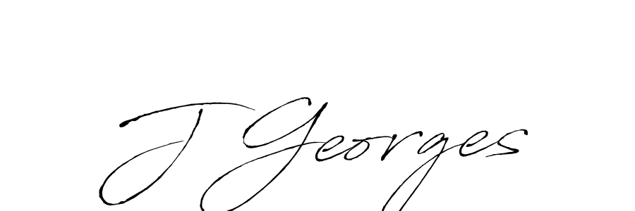 You should practise on your own different ways (Antro_Vectra) to write your name (J Georges) in signature. don't let someone else do it for you. J Georges signature style 6 images and pictures png