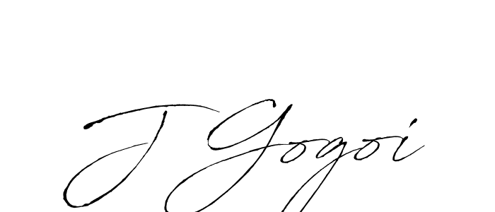 J Gogoi stylish signature style. Best Handwritten Sign (Antro_Vectra) for my name. Handwritten Signature Collection Ideas for my name J Gogoi. J Gogoi signature style 6 images and pictures png