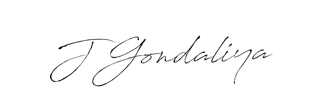 Also we have J Gondaliya name is the best signature style. Create professional handwritten signature collection using Antro_Vectra autograph style. J Gondaliya signature style 6 images and pictures png