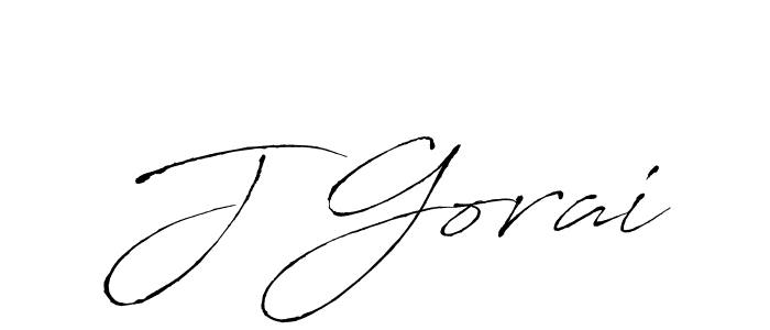 Design your own signature with our free online signature maker. With this signature software, you can create a handwritten (Antro_Vectra) signature for name J Gorai. J Gorai signature style 6 images and pictures png