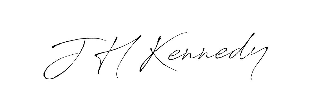 Design your own signature with our free online signature maker. With this signature software, you can create a handwritten (Antro_Vectra) signature for name J H Kennedy. J H Kennedy signature style 6 images and pictures png