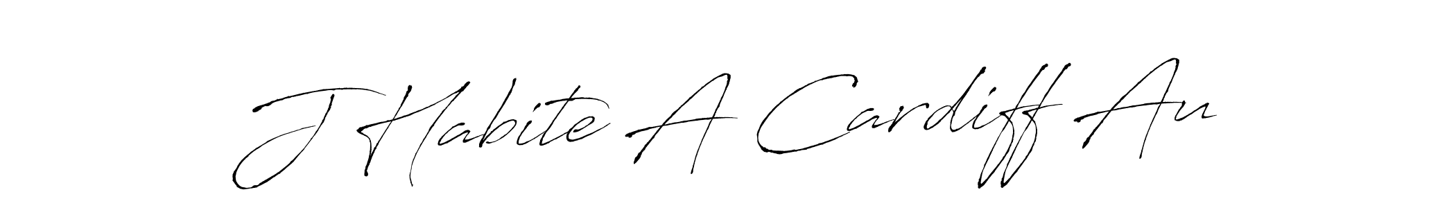 Also You can easily find your signature by using the search form. We will create J Habite A Cardiff Au name handwritten signature images for you free of cost using Antro_Vectra sign style. J Habite A Cardiff Au signature style 6 images and pictures png