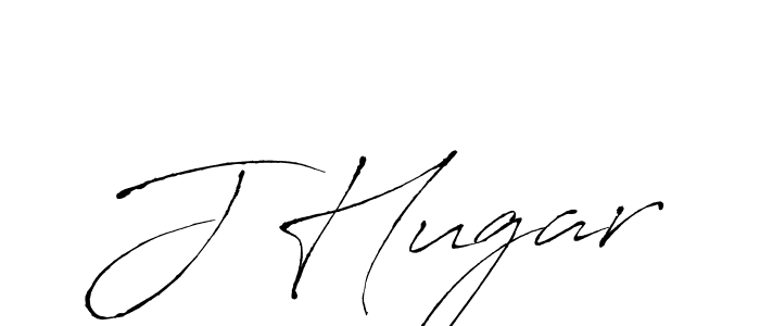 Create a beautiful signature design for name J Hugar. With this signature (Antro_Vectra) fonts, you can make a handwritten signature for free. J Hugar signature style 6 images and pictures png