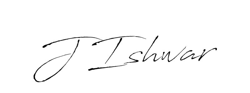 Create a beautiful signature design for name J Ishwar. With this signature (Antro_Vectra) fonts, you can make a handwritten signature for free. J Ishwar signature style 6 images and pictures png