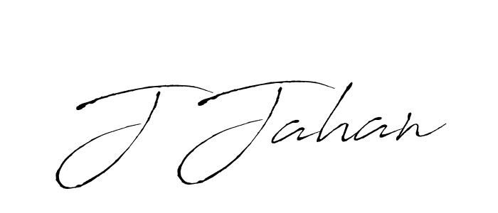 How to make J Jahan signature? Antro_Vectra is a professional autograph style. Create handwritten signature for J Jahan name. J Jahan signature style 6 images and pictures png