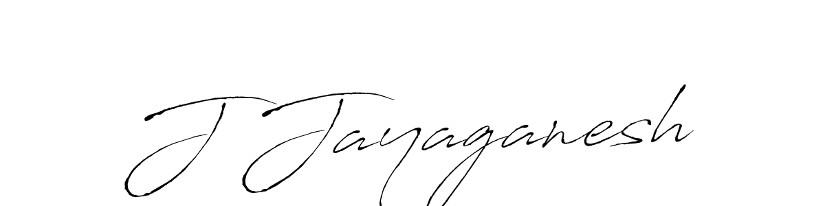 Create a beautiful signature design for name J Jayaganesh. With this signature (Antro_Vectra) fonts, you can make a handwritten signature for free. J Jayaganesh signature style 6 images and pictures png