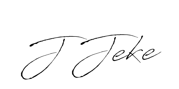 The best way (Antro_Vectra) to make a short signature is to pick only two or three words in your name. The name J Jeke include a total of six letters. For converting this name. J Jeke signature style 6 images and pictures png