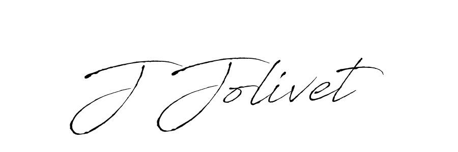 Make a beautiful signature design for name J Jolivet. With this signature (Antro_Vectra) style, you can create a handwritten signature for free. J Jolivet signature style 6 images and pictures png