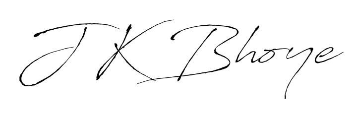 Explore multiple handwriting variations for J K Bhoye including this stunning Antro_Vectra design. Free to use across all platforms. J K Bhoye signature style 6 images and pictures png