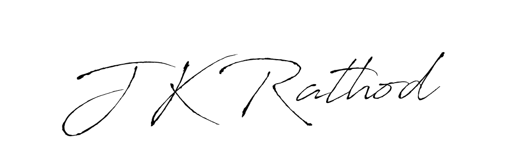 J K Rathod stylish signature style. Best Handwritten Sign (Antro_Vectra) for my name. Handwritten Signature Collection Ideas for my name J K Rathod. J K Rathod signature style 6 images and pictures png