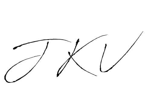 How to Draw J K V signature style? Antro_Vectra is a latest design signature styles for name J K V. J K V signature style 6 images and pictures png