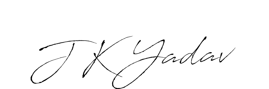 Create a beautiful signature design for name J K Yadav. With this signature (Antro_Vectra) fonts, you can make a handwritten signature for free. J K Yadav signature style 6 images and pictures png