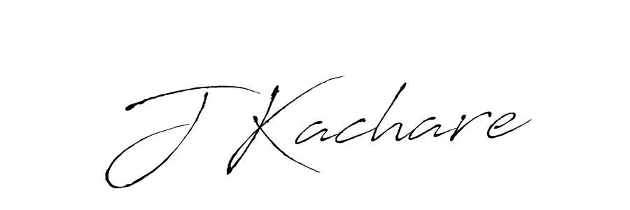 Create a beautiful signature design for name J Kachare. With this signature (Antro_Vectra) fonts, you can make a handwritten signature for free. J Kachare signature style 6 images and pictures png