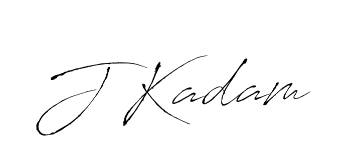 The best way (Antro_Vectra) to make a short signature is to pick only two or three words in your name. The name J Kadam include a total of six letters. For converting this name. J Kadam signature style 6 images and pictures png