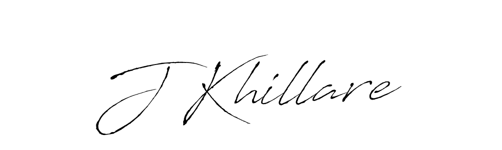 You should practise on your own different ways (Antro_Vectra) to write your name (J Khillare) in signature. don't let someone else do it for you. J Khillare signature style 6 images and pictures png