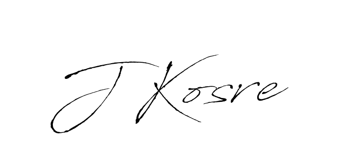 Also we have J Kosre name is the best signature style. Create professional handwritten signature collection using Antro_Vectra autograph style. J Kosre signature style 6 images and pictures png