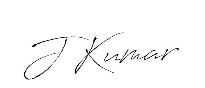 Design your own signature with our free online signature maker. With this signature software, you can create a handwritten (Antro_Vectra) signature for name J Kumar. J Kumar signature style 6 images and pictures png