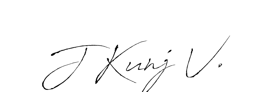 Similarly Antro_Vectra is the best handwritten signature design. Signature creator online .You can use it as an online autograph creator for name J Kunj V.. J Kunj V. signature style 6 images and pictures png