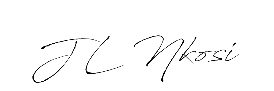 Antro_Vectra is a professional signature style that is perfect for those who want to add a touch of class to their signature. It is also a great choice for those who want to make their signature more unique. Get J L Nkosi name to fancy signature for free. J L Nkosi signature style 6 images and pictures png