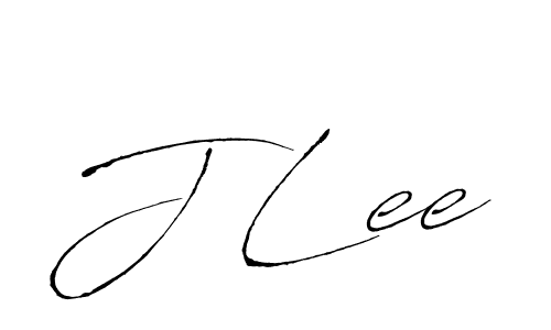 Make a beautiful signature design for name J Lee. With this signature (Antro_Vectra) style, you can create a handwritten signature for free. J Lee signature style 6 images and pictures png