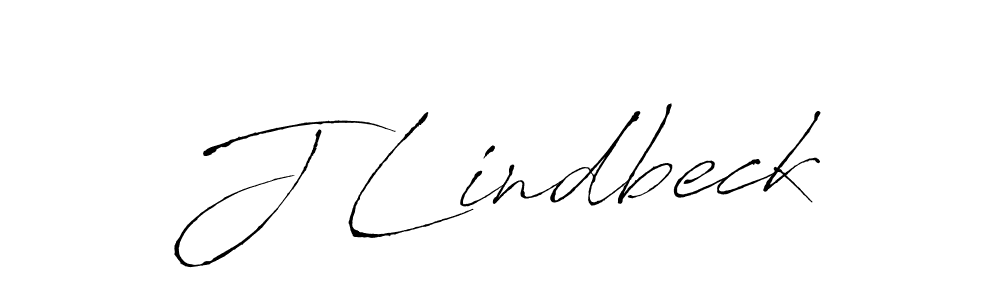 Design your own signature with our free online signature maker. With this signature software, you can create a handwritten (Antro_Vectra) signature for name J Lindbeck. J Lindbeck signature style 6 images and pictures png