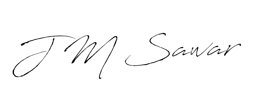 if you are searching for the best signature style for your name J M Sawar. so please give up your signature search. here we have designed multiple signature styles  using Antro_Vectra. J M Sawar signature style 6 images and pictures png