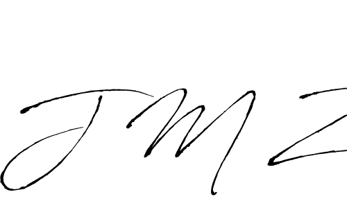 Design your own signature with our free online signature maker. With this signature software, you can create a handwritten (Antro_Vectra) signature for name J M Z. J M Z signature style 6 images and pictures png