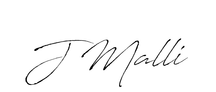You should practise on your own different ways (Antro_Vectra) to write your name (J Malli) in signature. don't let someone else do it for you. J Malli signature style 6 images and pictures png