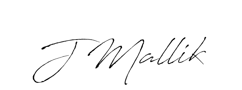 How to make J Mallik signature? Antro_Vectra is a professional autograph style. Create handwritten signature for J Mallik name. J Mallik signature style 6 images and pictures png