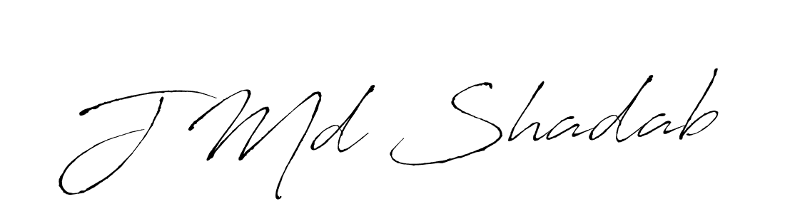 Use a signature maker to create a handwritten signature online. With this signature software, you can design (Antro_Vectra) your own signature for name J Md Shadab. J Md Shadab signature style 6 images and pictures png