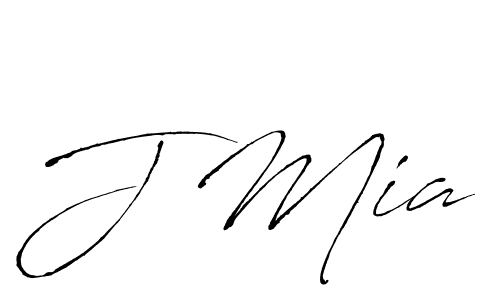 Create a beautiful signature design for name J Mia. With this signature (Antro_Vectra) fonts, you can make a handwritten signature for free. J Mia signature style 6 images and pictures png