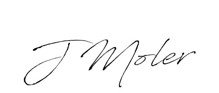 Design your own signature with our free online signature maker. With this signature software, you can create a handwritten (Antro_Vectra) signature for name J Moler. J Moler signature style 6 images and pictures png