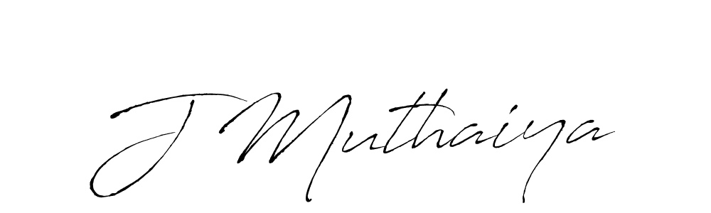 How to make J Muthaiya signature? Antro_Vectra is a professional autograph style. Create handwritten signature for J Muthaiya name. J Muthaiya signature style 6 images and pictures png