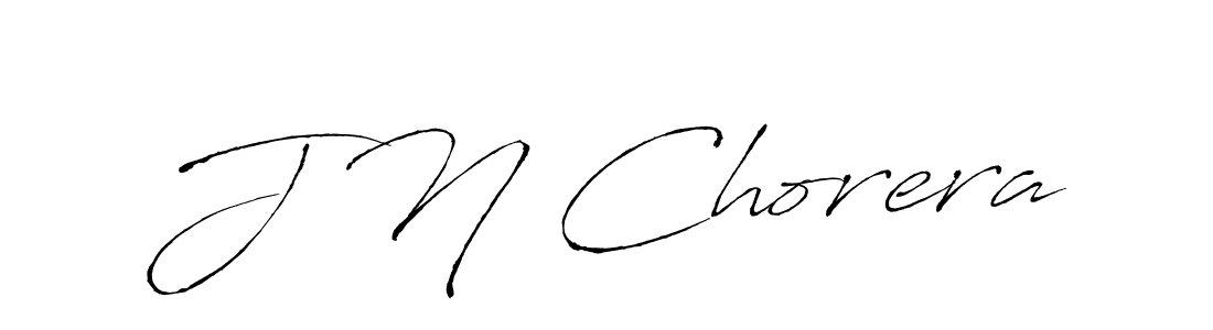 J N Chorera stylish signature style. Best Handwritten Sign (Antro_Vectra) for my name. Handwritten Signature Collection Ideas for my name J N Chorera. J N Chorera signature style 6 images and pictures png